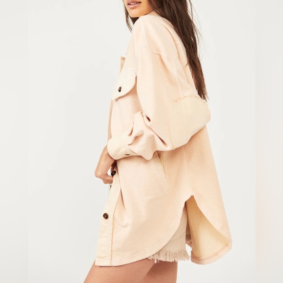 Free People Ruby Jacket in Sweetheart Sunrise - Picture 4 of 7